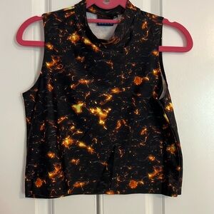 Elhoffer Essentials magma crop top